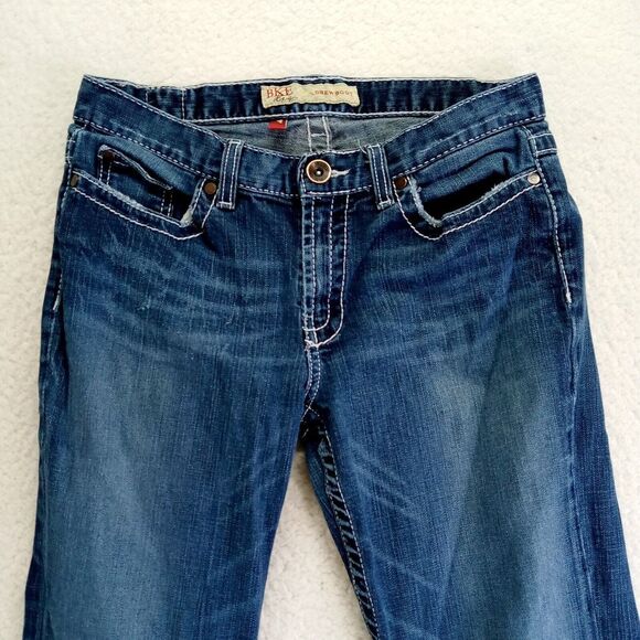 BKE Buckle Women Jeans 28x29.5" Blue‎ BKE Drew Boot Dark Wash Stretch Denim - Picture 2 of 12
